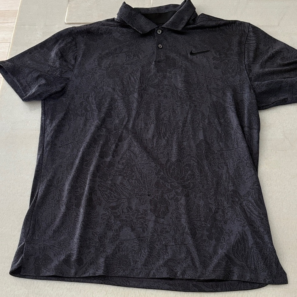 Nike Dri-Fit Tour Floral Polo Shirt
